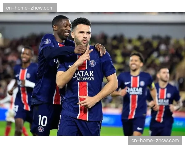 巴黎圣日耳曼客场2-0击败摩纳哥 登贝莱克瓦拉双星闪耀